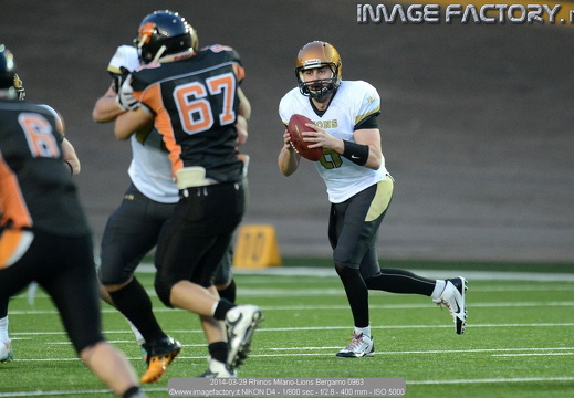 2014-03-29 Rhinos Milano-Lions Bergamo